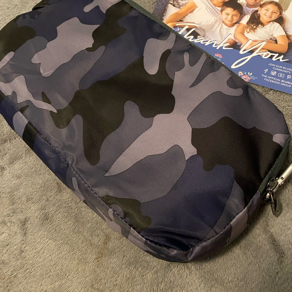 Lug Packable Puddle Jumper Navy Camouflage Tote NWOT